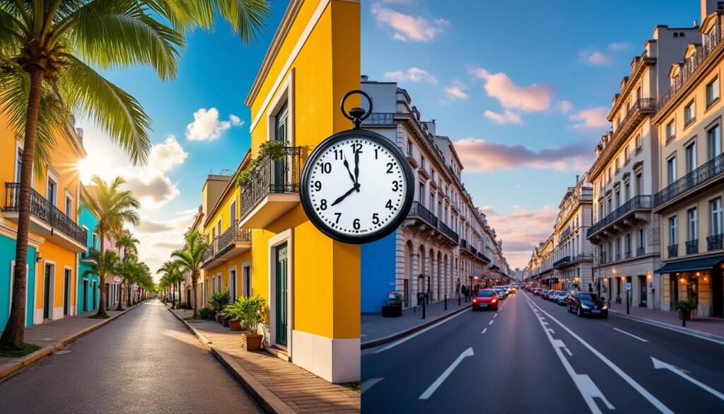 découvrez le décalage horaire entre la martinique et la france métropolitaine et sachez exactement quelle heure il est à chaque endroit.