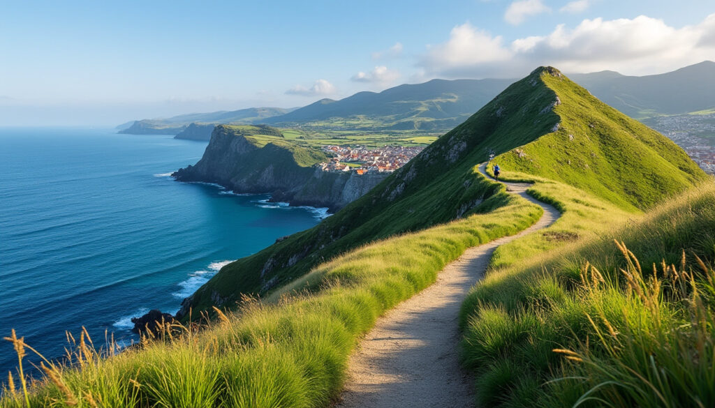 découvrez donibaneko atalaia, une randonnée facile au pays basque offrant une superbe vue panoramique sur la côte et les paysages environnants.
