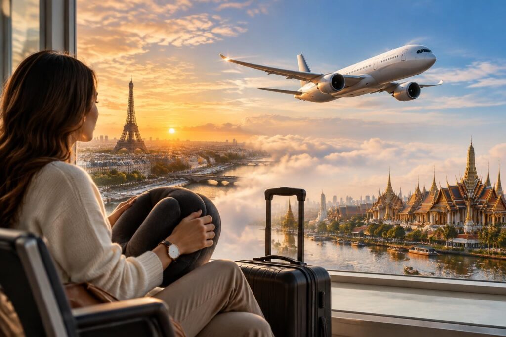 découvrez la durée moyenne d’un vol paris-bangkok, les facteurs qui influencent le trajet et nos conseils pratiques pour préparer votre voyage.