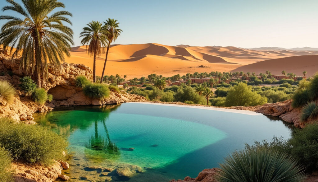 découvrez ksar ghilane en tunisie : oasis au cœur du désert, dunes du sahara et source chaude naturelle pour une escapade inoubliable.