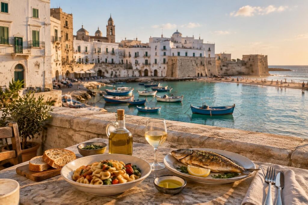découvrez monopoli, charmante ville des pouilles : explorez son centre historique, profitez de ses plages et savourez les spécialités locales.