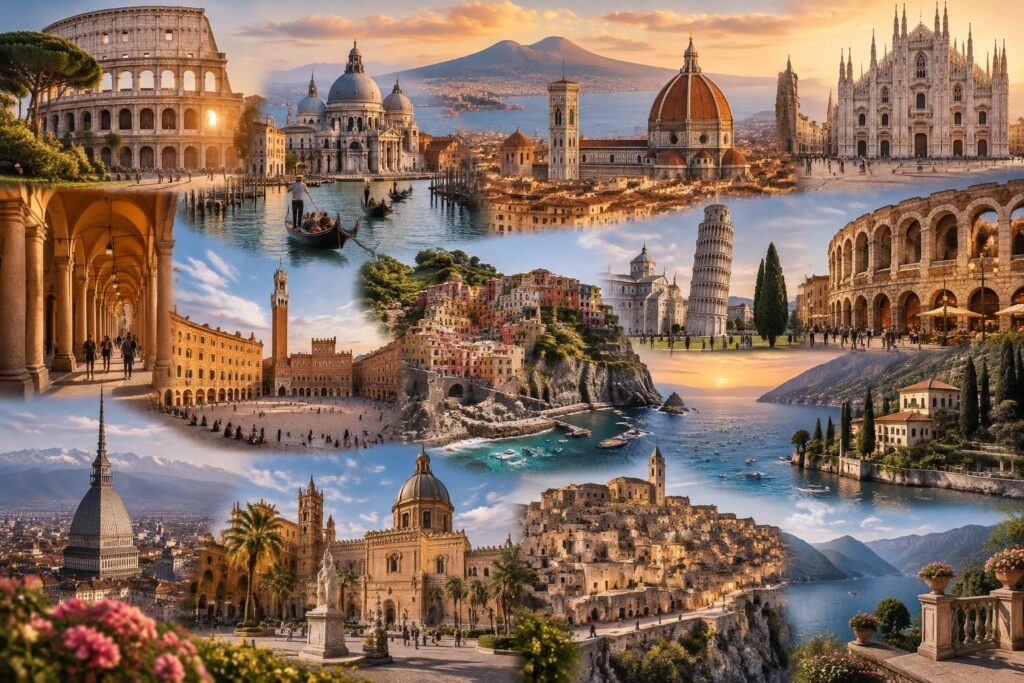 découvrez les 15 villes incontournables à visiter en italie, de rome à venise, et trouvez l’inspiration pour votre prochain voyage.